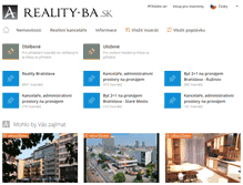 Tablet Screenshot of cs.reality-ba.sk