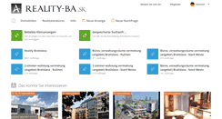 Desktop Screenshot of de.reality-ba.sk